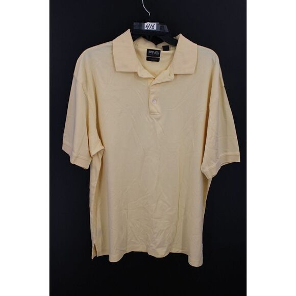 PING Collection Pima Cotton Polo Shirt Golf Size L Short Sleeve Casual Active - Picture 1 of 4
